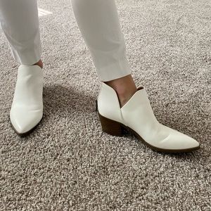 White Indigo Rd. Booties - Size 7